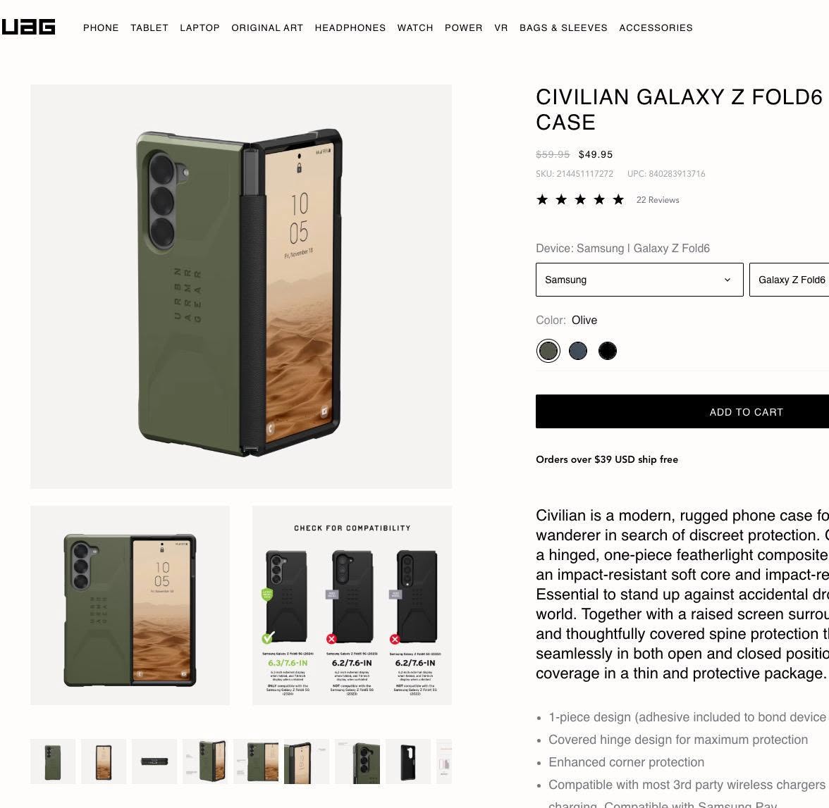 Samsung Galaxy Z Fold6 12GB/256GB Gümüş