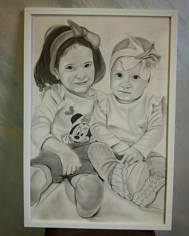 Sifarişə əsasən çəkilmiş portret
