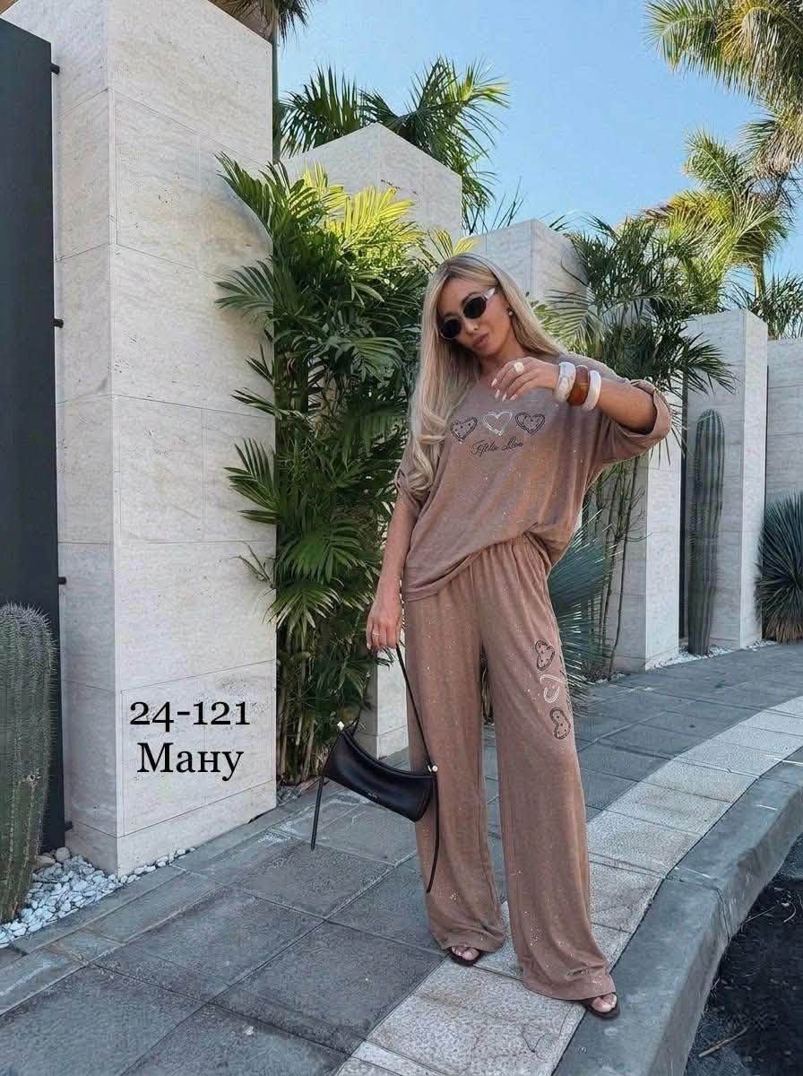 Linen suit, sizes M–2XL