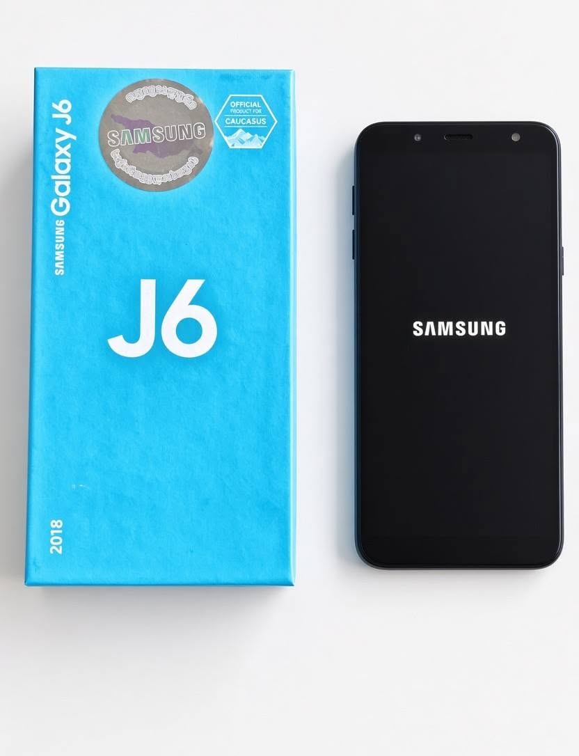 Samsung Galaxy J6 32GB, ორიგინალი ყუთით