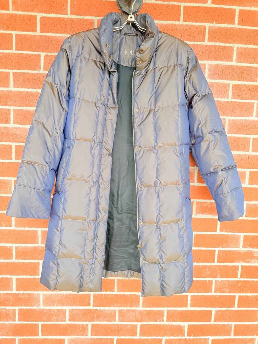 Puffer jacket, size M, glossy down