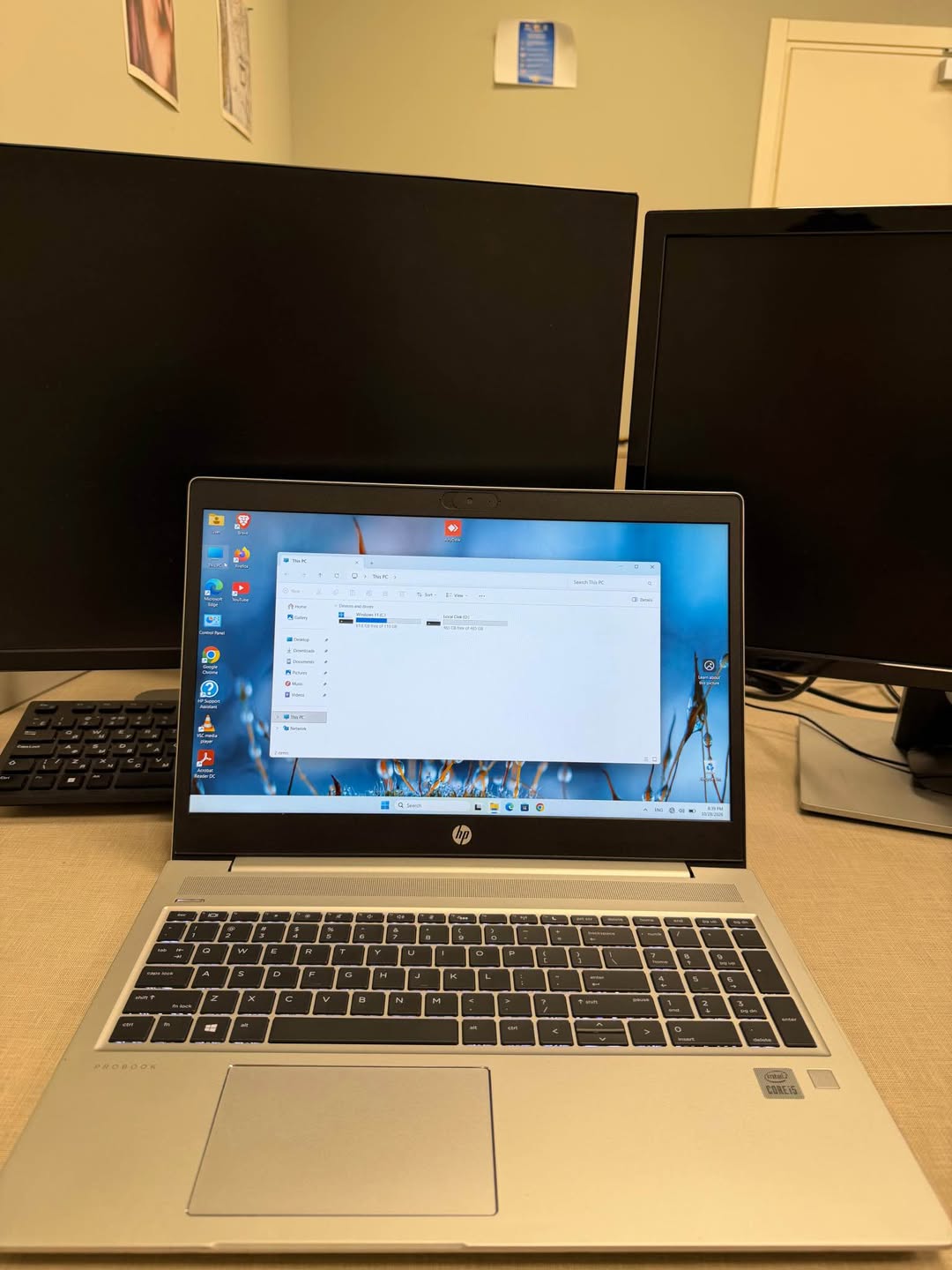 HP ProBook 15.6-inch i5, 8GB RAM