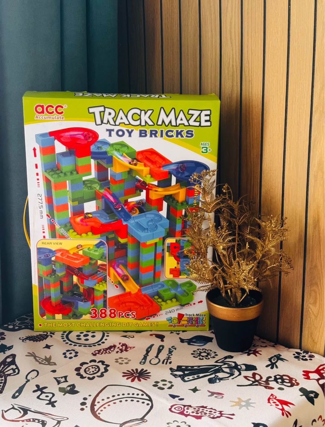 Track Maze uşaq konstruktoru, 388 detallı
