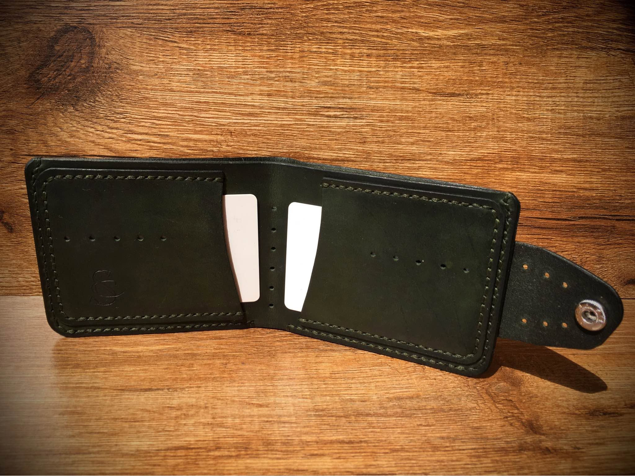 Compact wallet in nature when in pocket