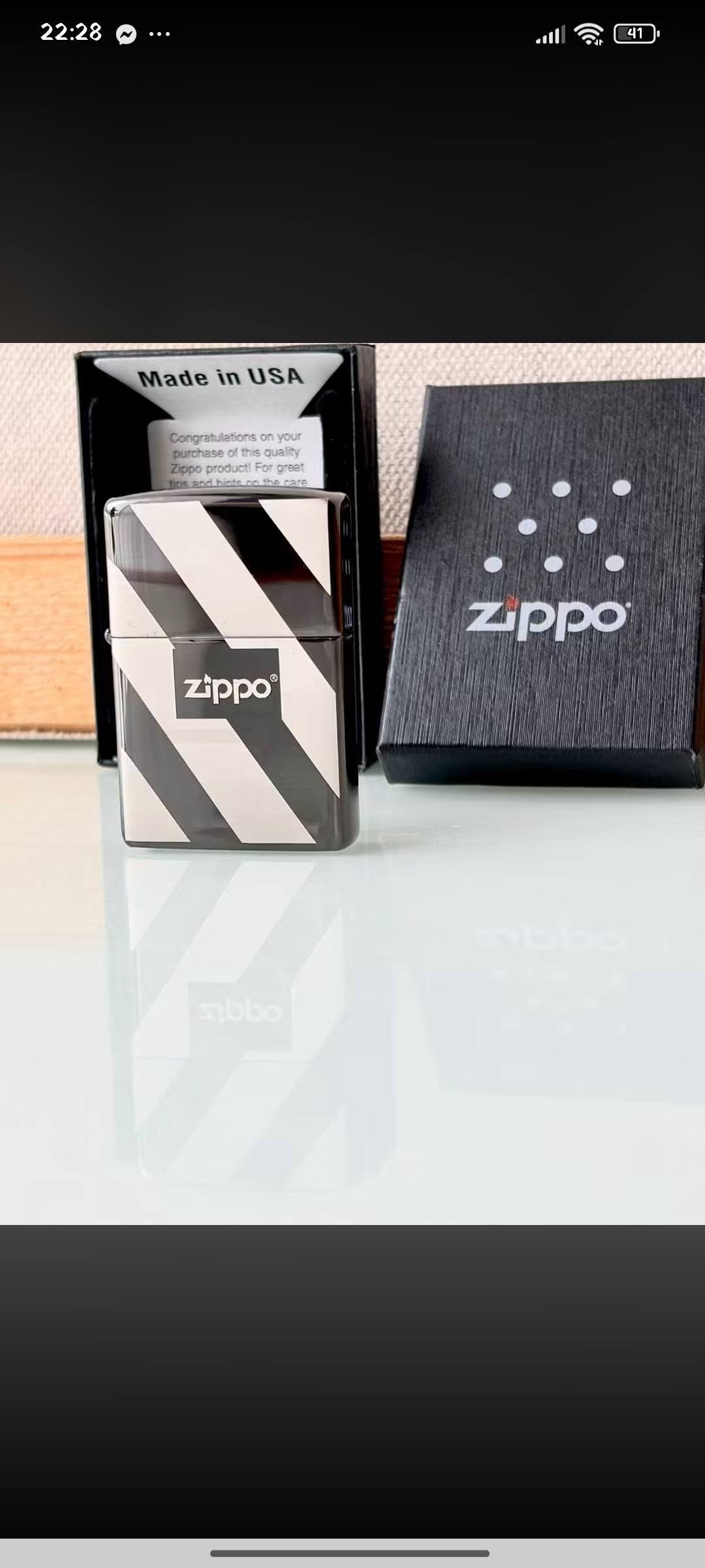 Original Zippo ABŞ istehsalı Benzinlə işləyir