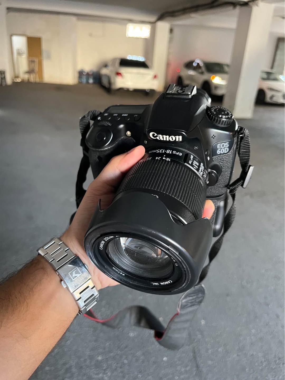 Canon 60D fotoaparat, 18-135 mm linza