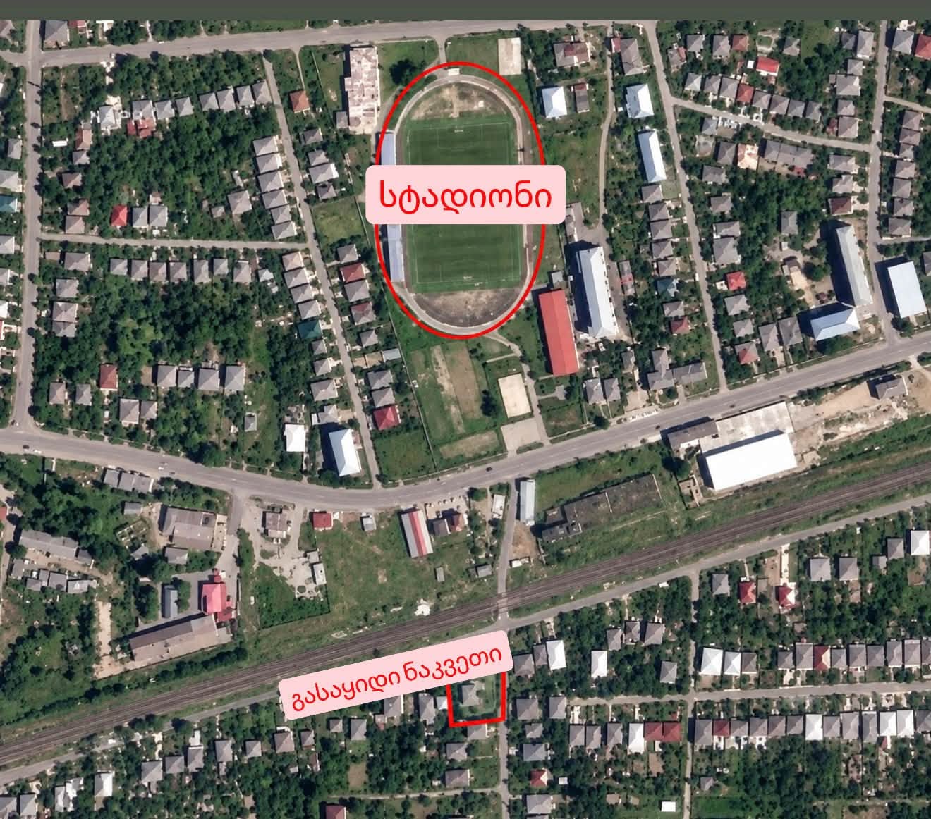 Land plot, Samtredia