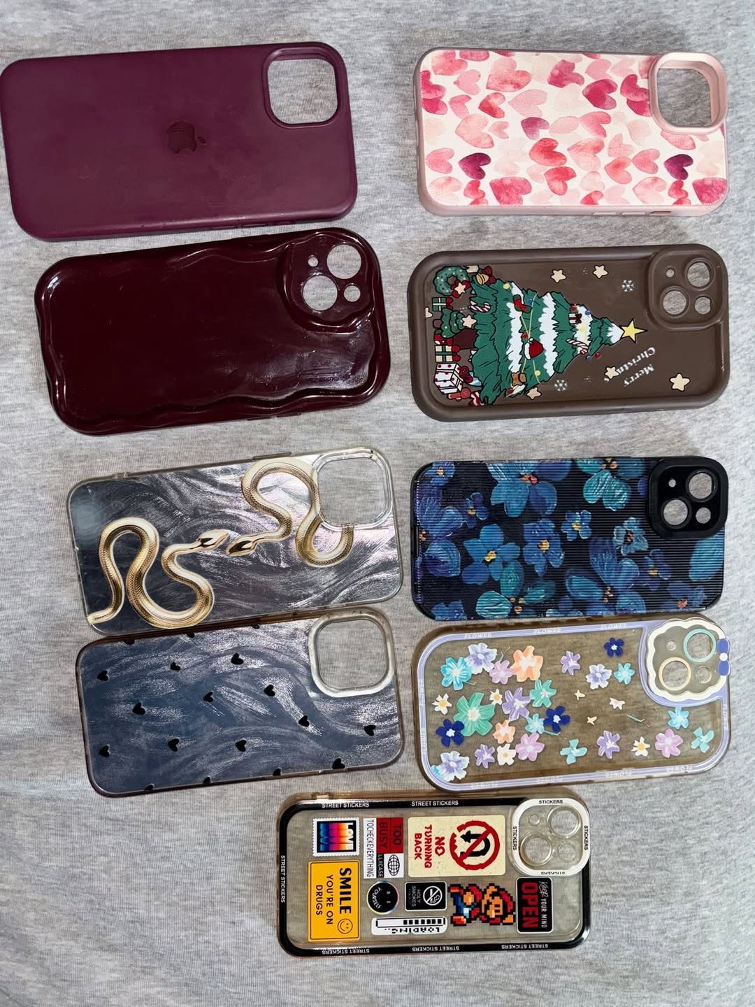 iPhone 13 cases, several designs