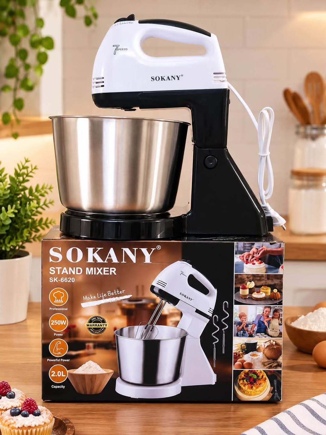 SOKANY handheld mixer 250W