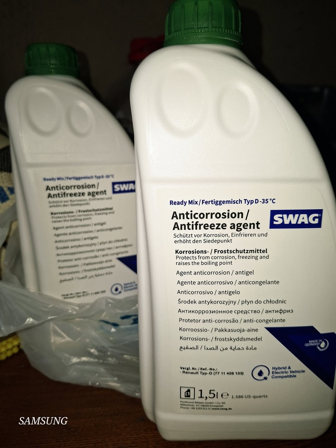SWAG antifreeze ready mix 1.5 L