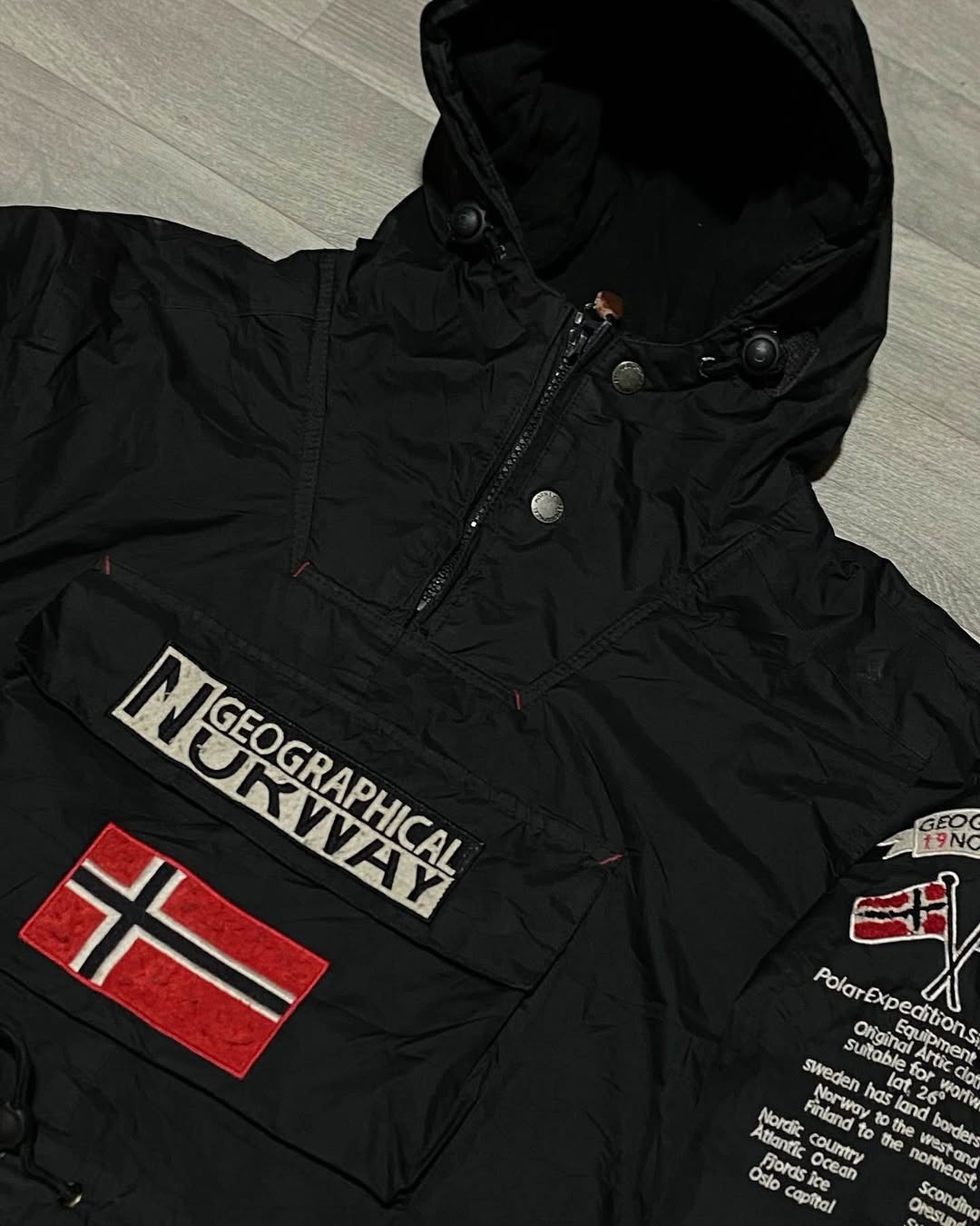 Geographical Norway siyah anorak ceketi, 10/10