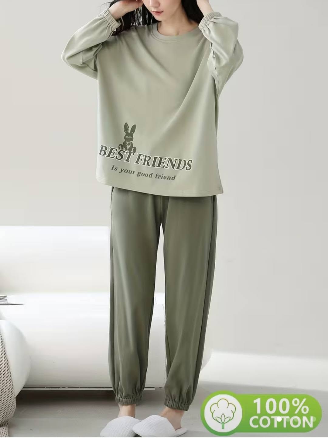 Cotton women's pajama set