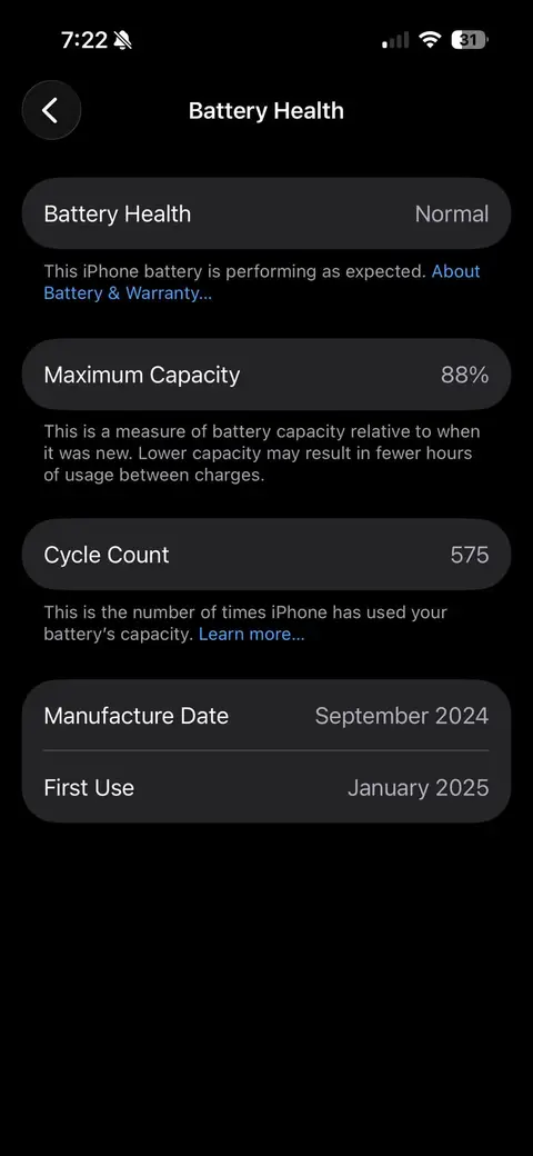 iPhone 16 ვარდისფერი 128GB, გაცვლა