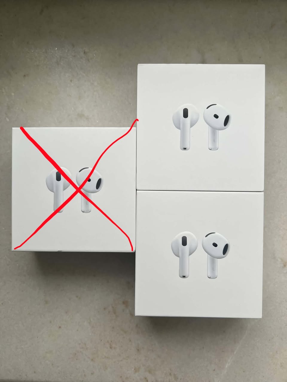 AirPods açilmamış qutisi, invoys ilə