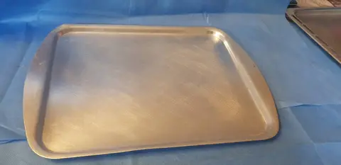 Large aluminium tray, good condition
