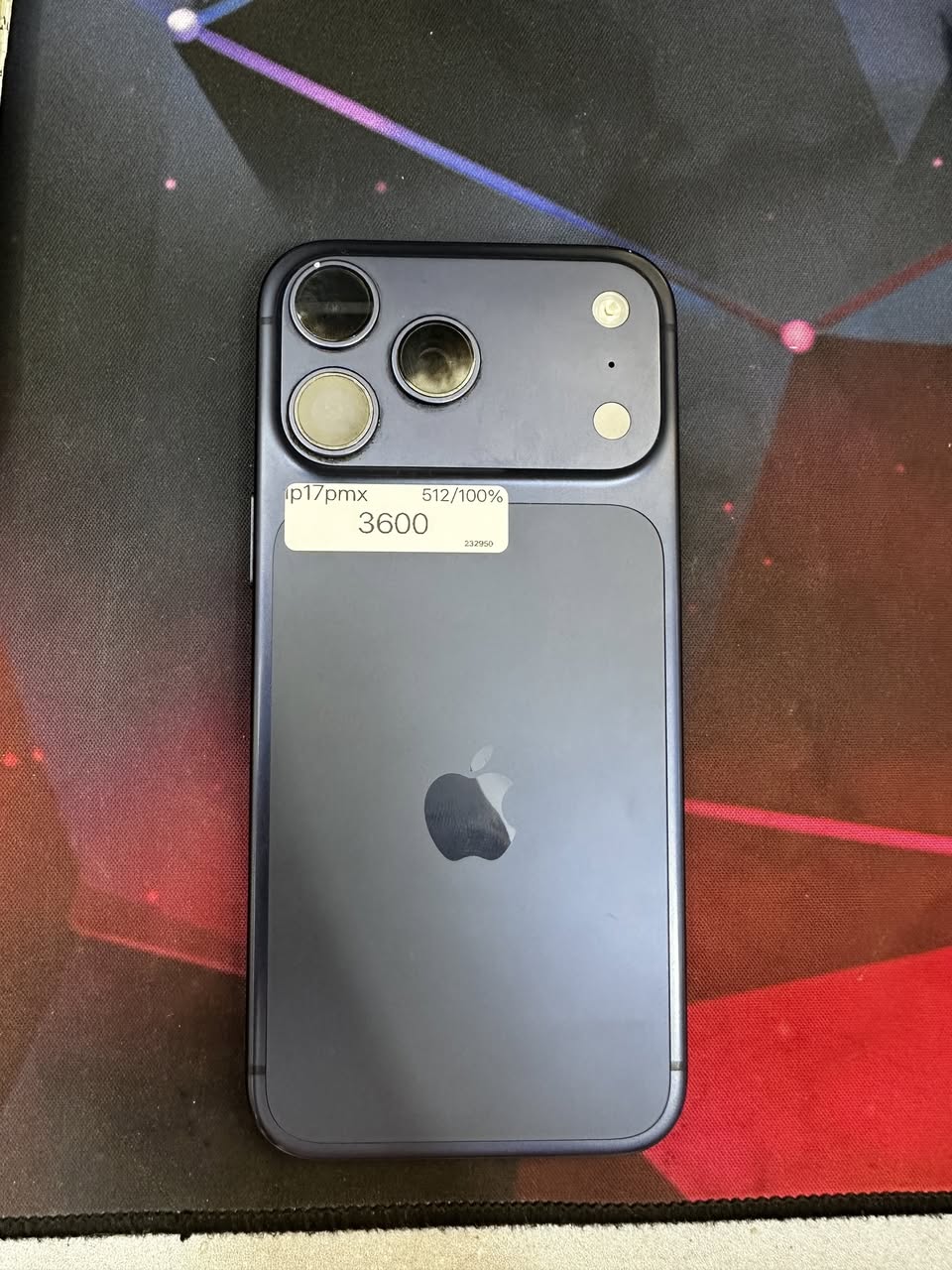 17 Pro max 512GB 100% satıştadır