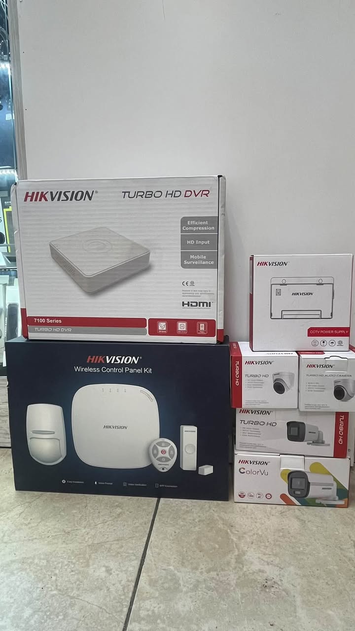 kamera+siqnalizasiya hikvision firmasının, harma rəngli mağazalar üçün — 250,000֏