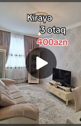 3-otaqlı mənzil kirayəyə