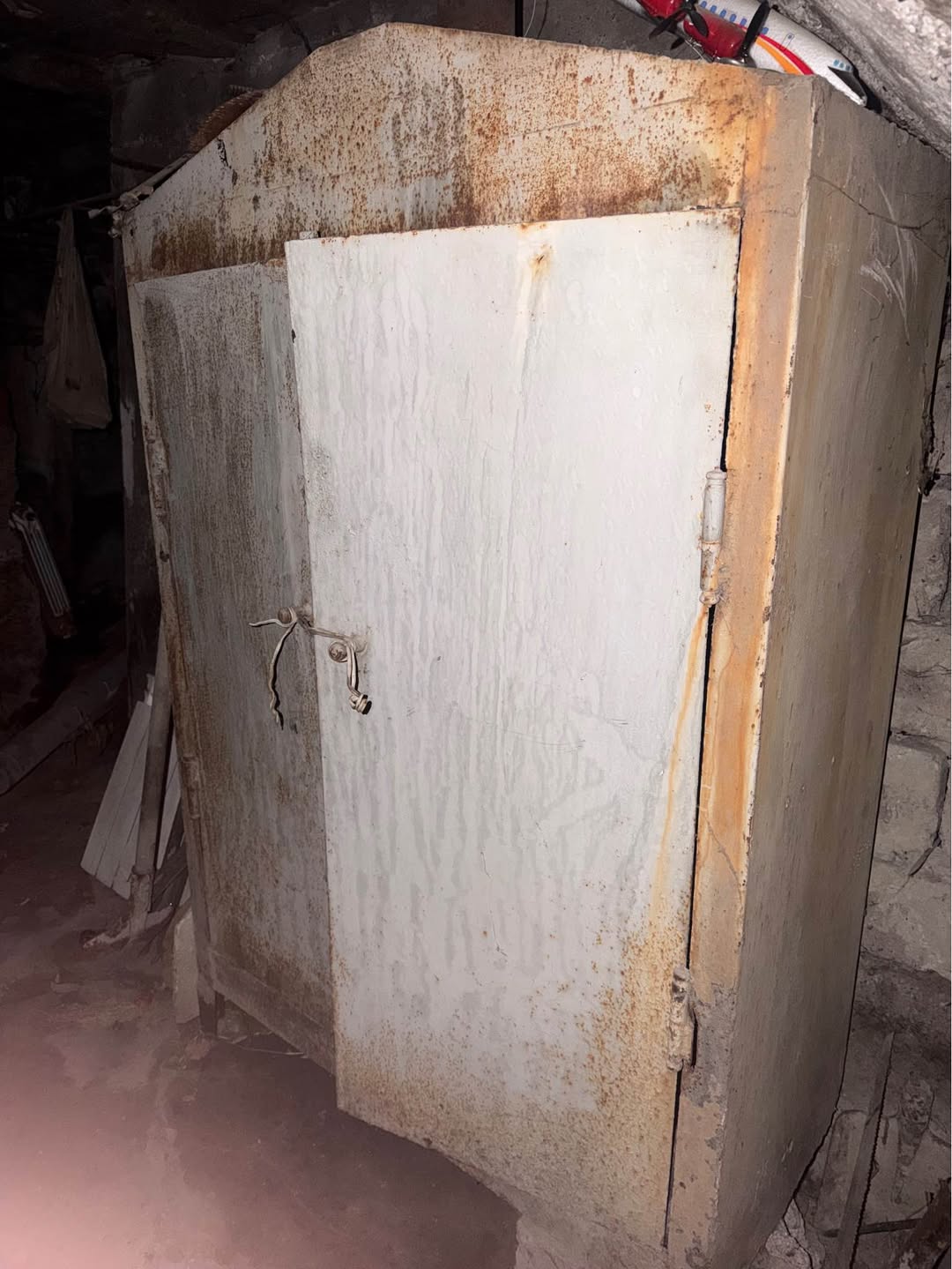 Old storage, rusty