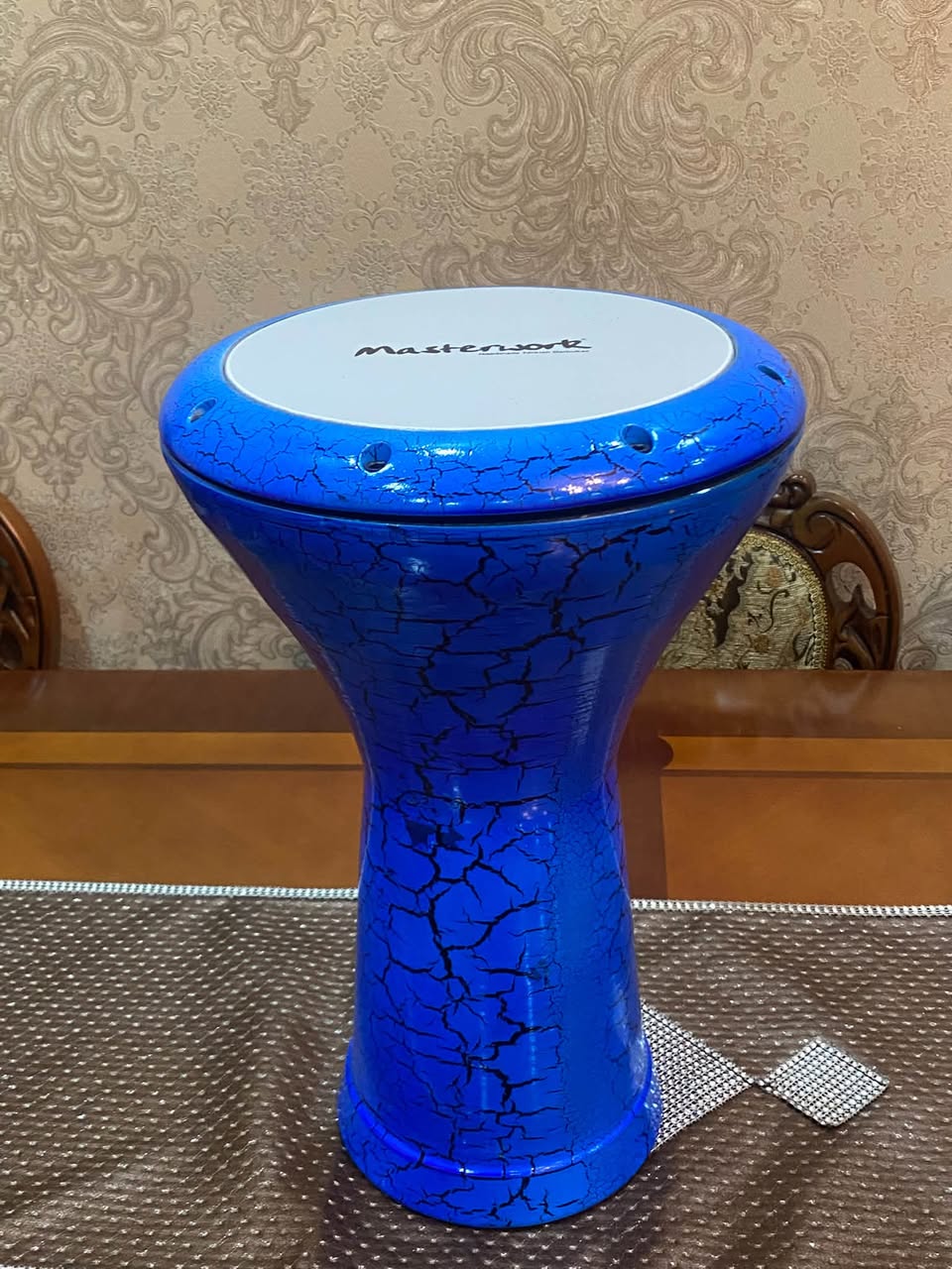 New blue Masterwork darbuka drum