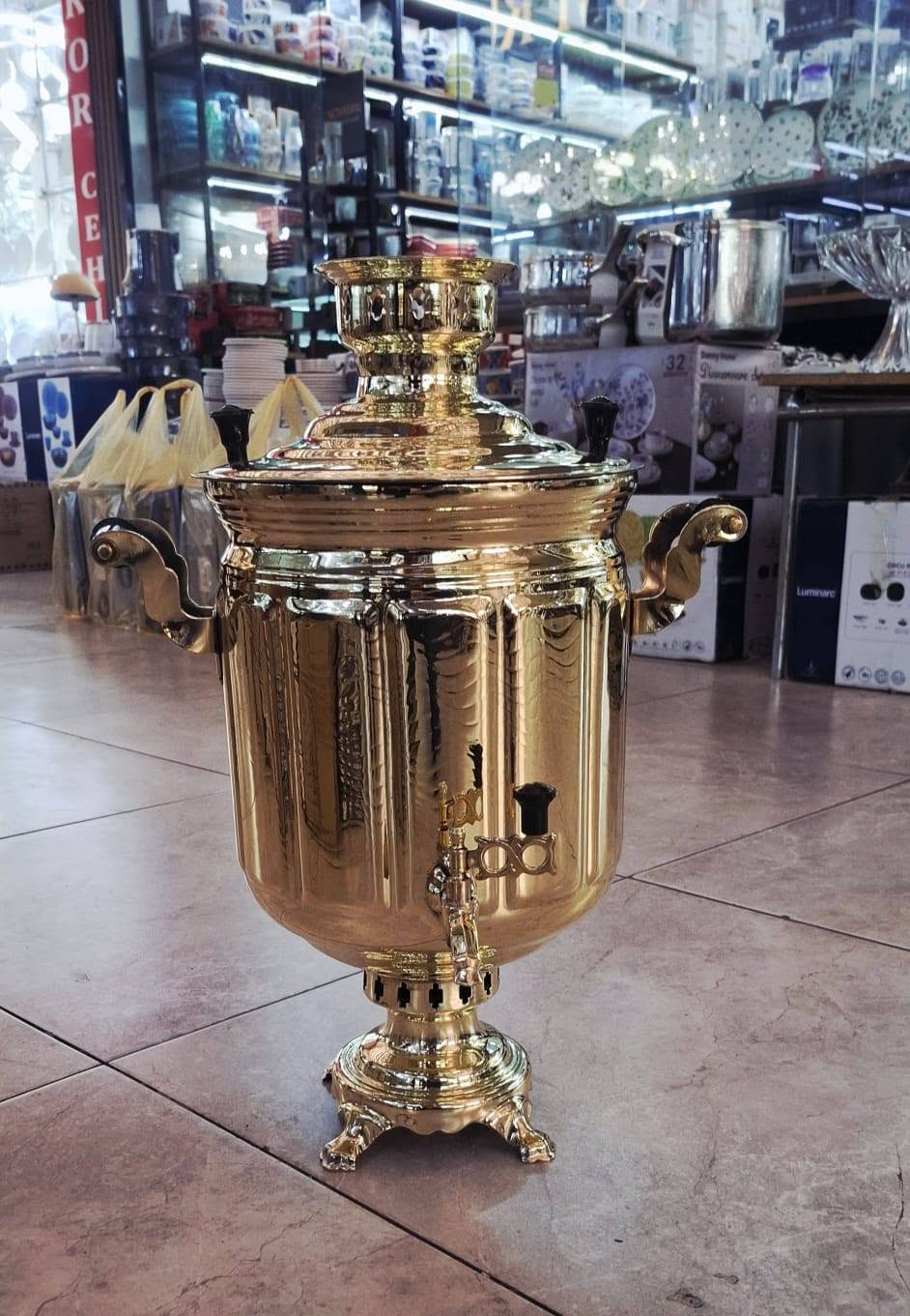 Samovar 8,5 litr, pirinc