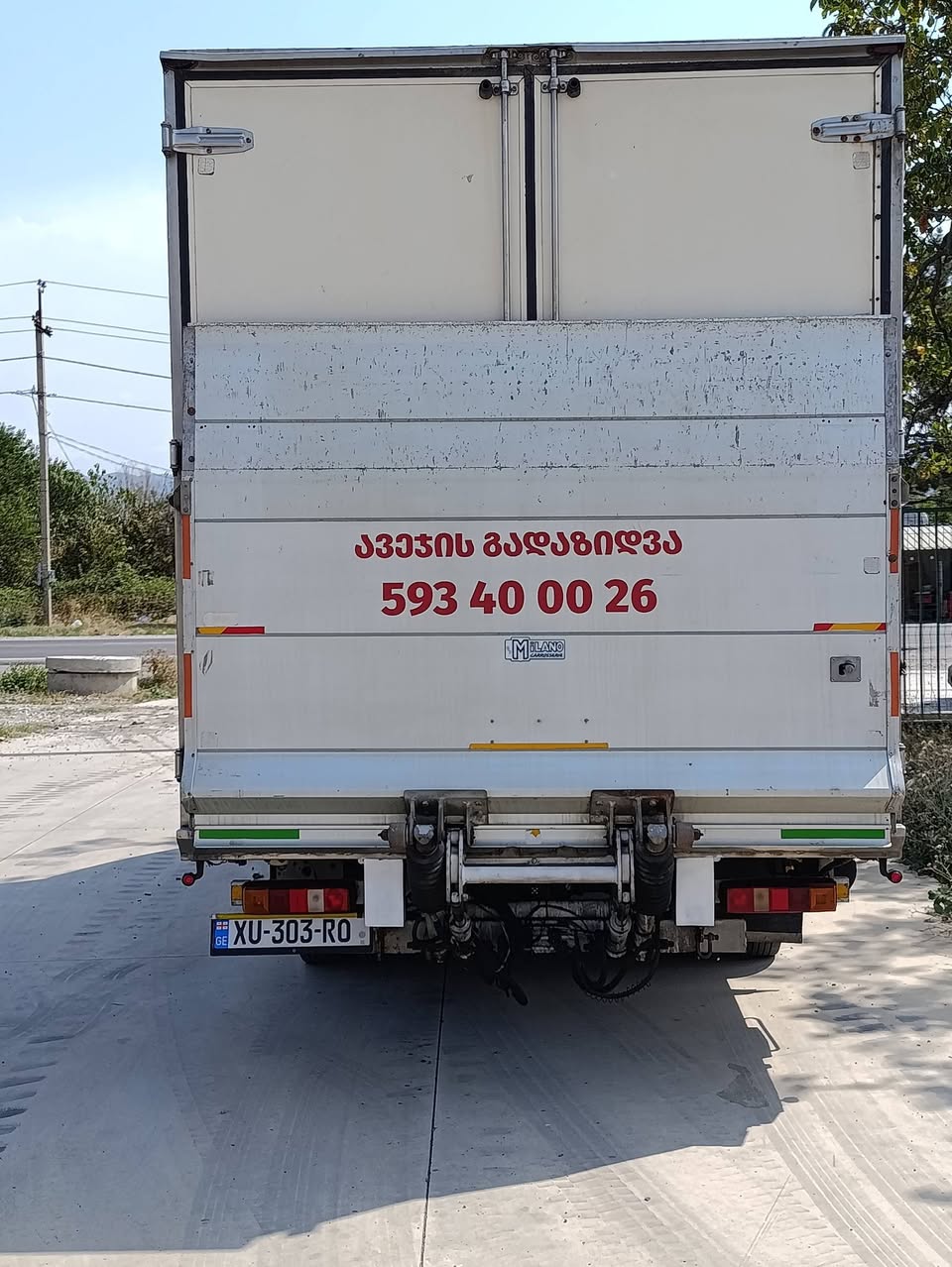 We are moving furniture and other items in the direction of Kutaisi