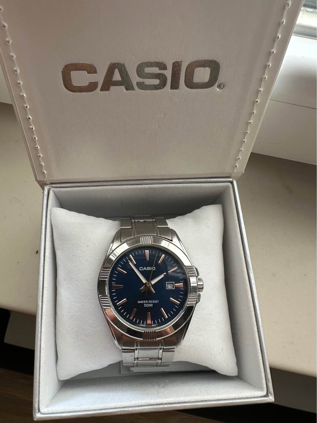 Casio MTP-1308 Erkek Kuvars Saat Mavi