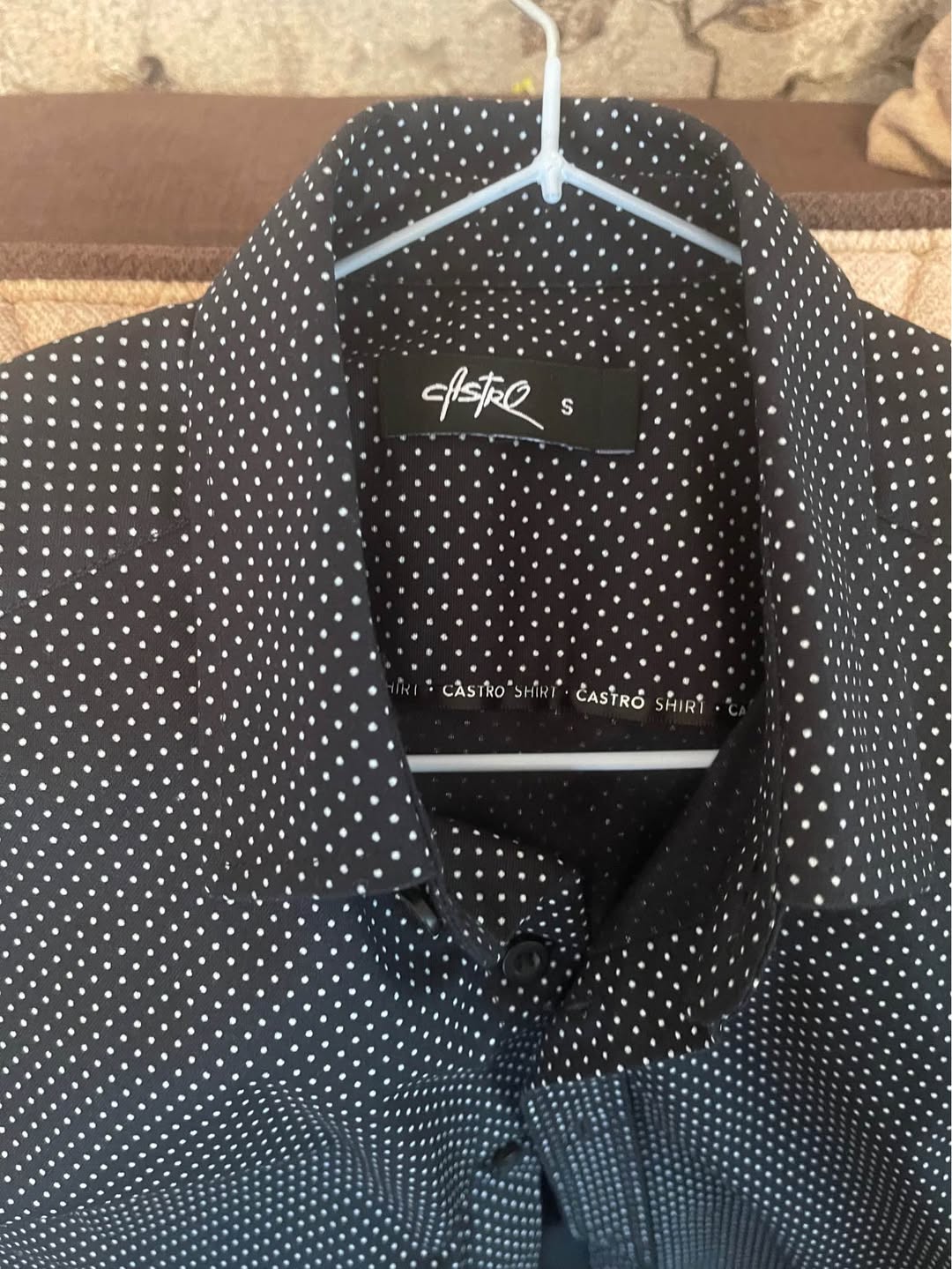 Castro polka-dot shirt, size S