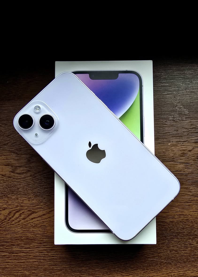 iPhone 14 128GB for sale, battery at 87% - 850₾