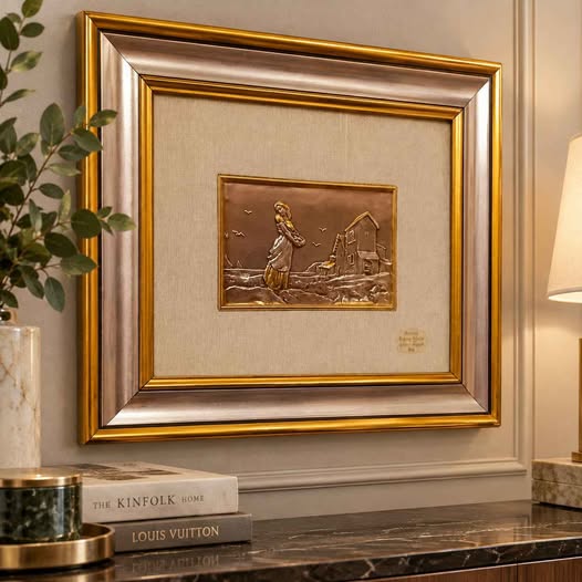 Italian vintage painting, 34.5×29.5