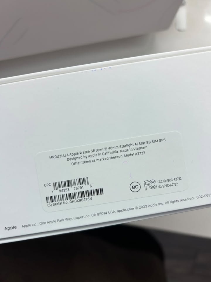 Apple Watch SE 2 40mm, თითქმის ახალი