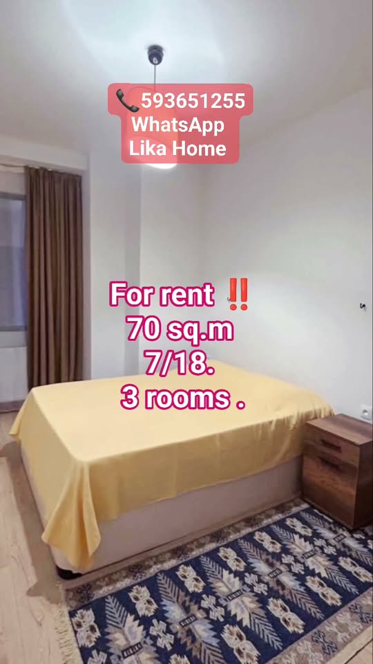 3-room apartment for rent in Tbilisi