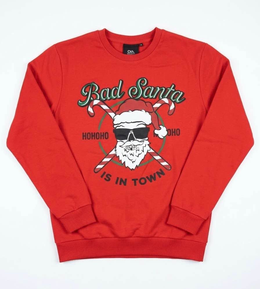 Новогодний свитер Bad Santa, размер XL