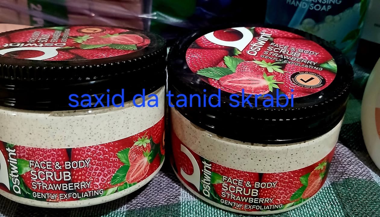 Ostwint çilek yüz ve vücut peelingi