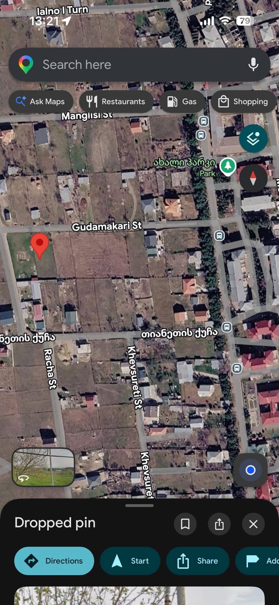 Torpaq sahəsi, Tbilisi