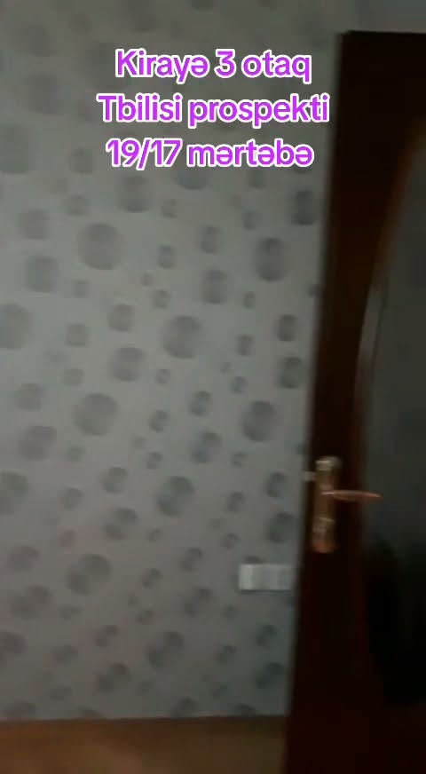 3-room apartment for rent, Baku