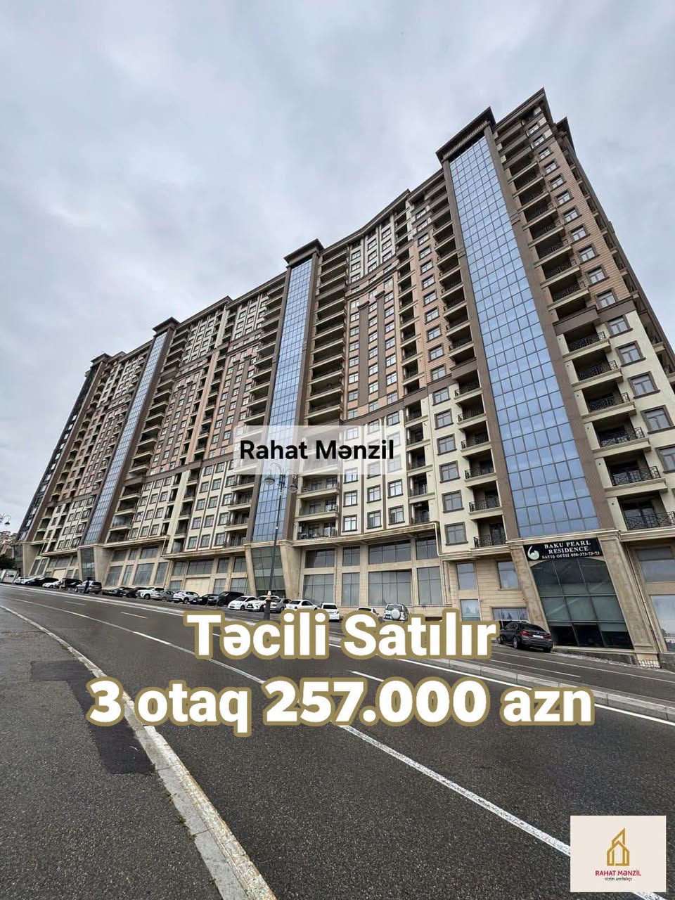 3 ოთახიანი ბინა იყიდება, ბაქო — 257,000 ₼