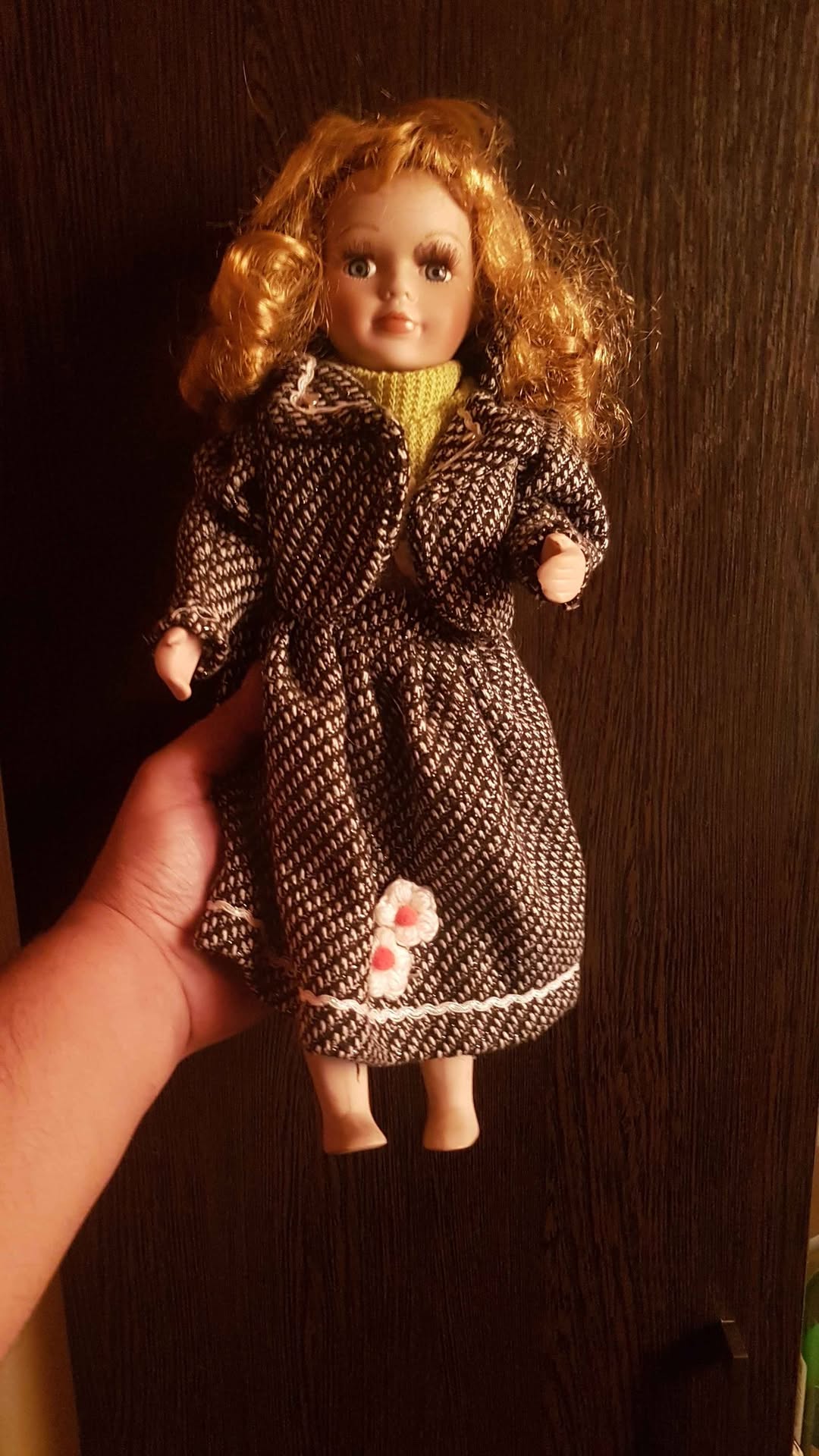 American doll with a manufacturer's stamp. Annabelle