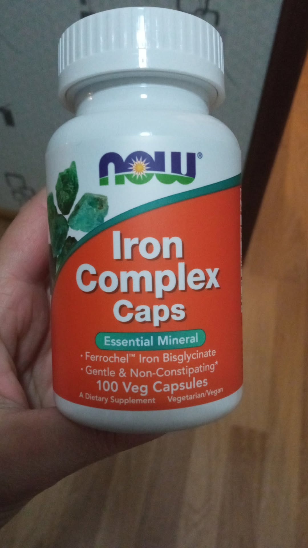 NOW Foods Iron Complex, 100 капсул