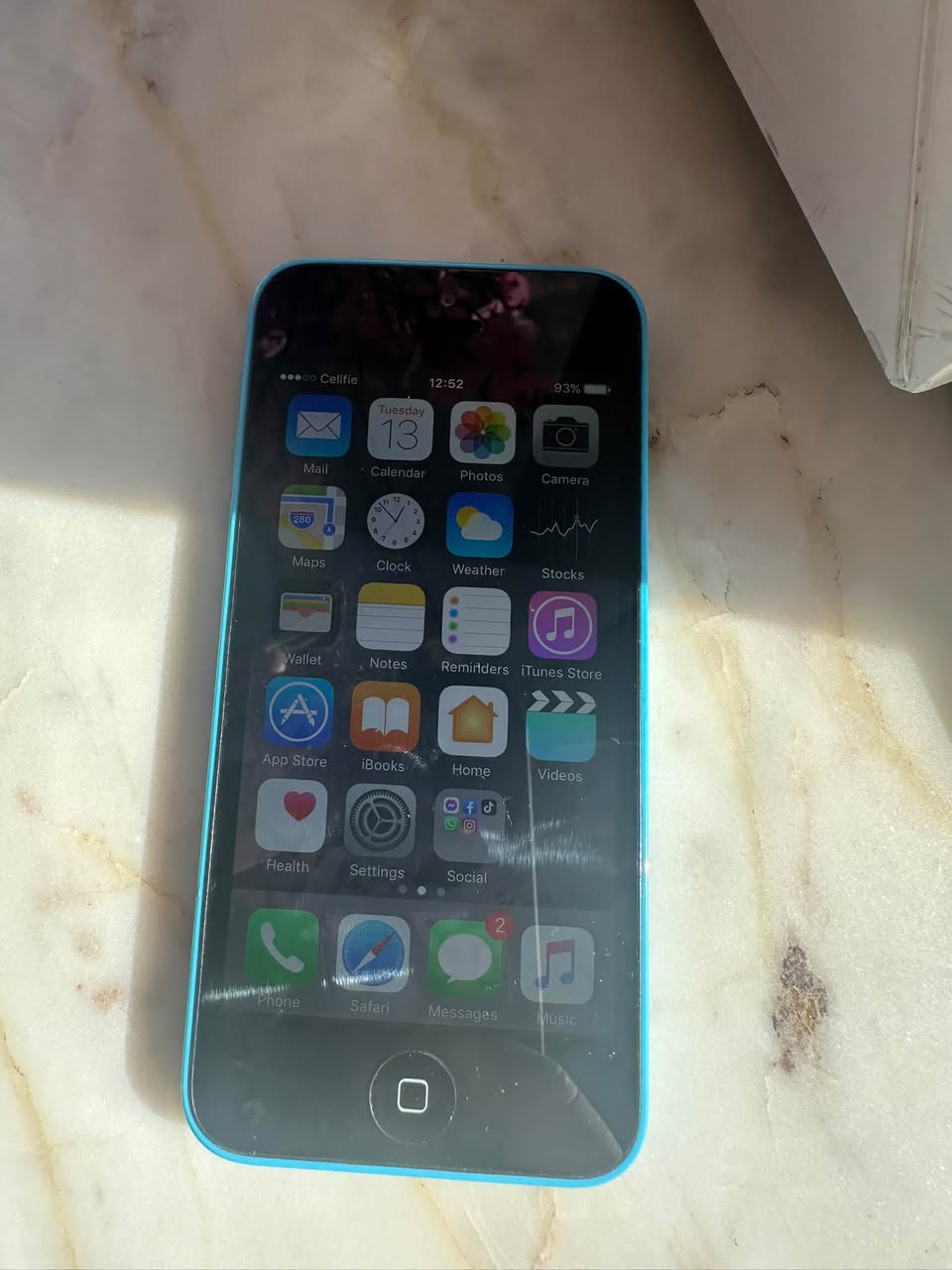iPhone 5c ცისფერი, კარგი მდგომარეობა