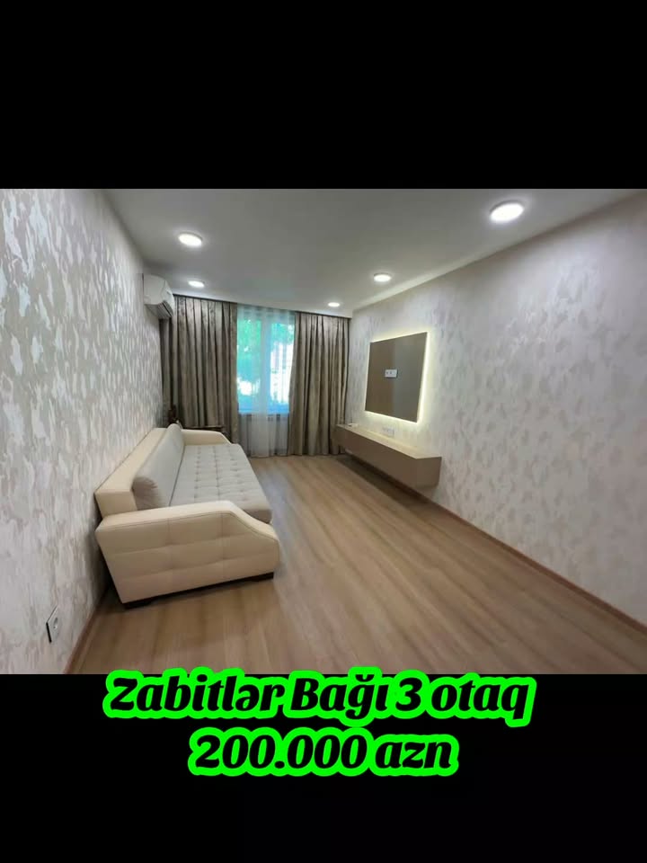 Satılır 3-otaqlı mənzil, Bakı — 200,000 ₼