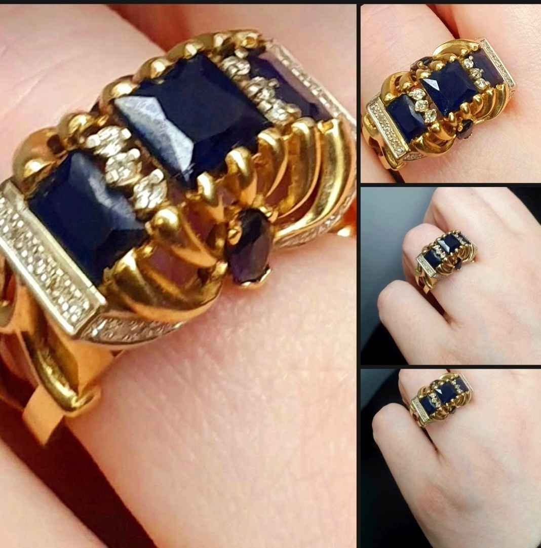 💕 Safir 💕 Elmaslarla 💕 585 6.64gr 2200 lari (Ürün ricoştadır)