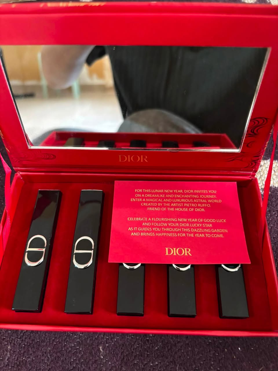 Dior lip gloss set, gift condition