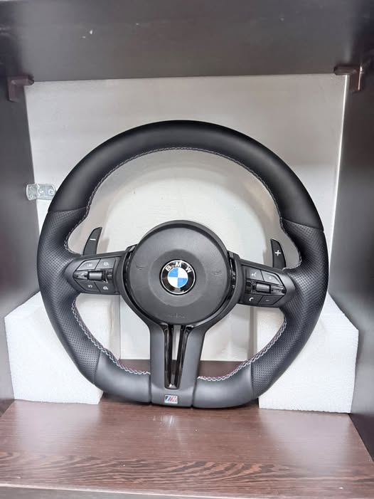 BMW M-style leather steering wheel