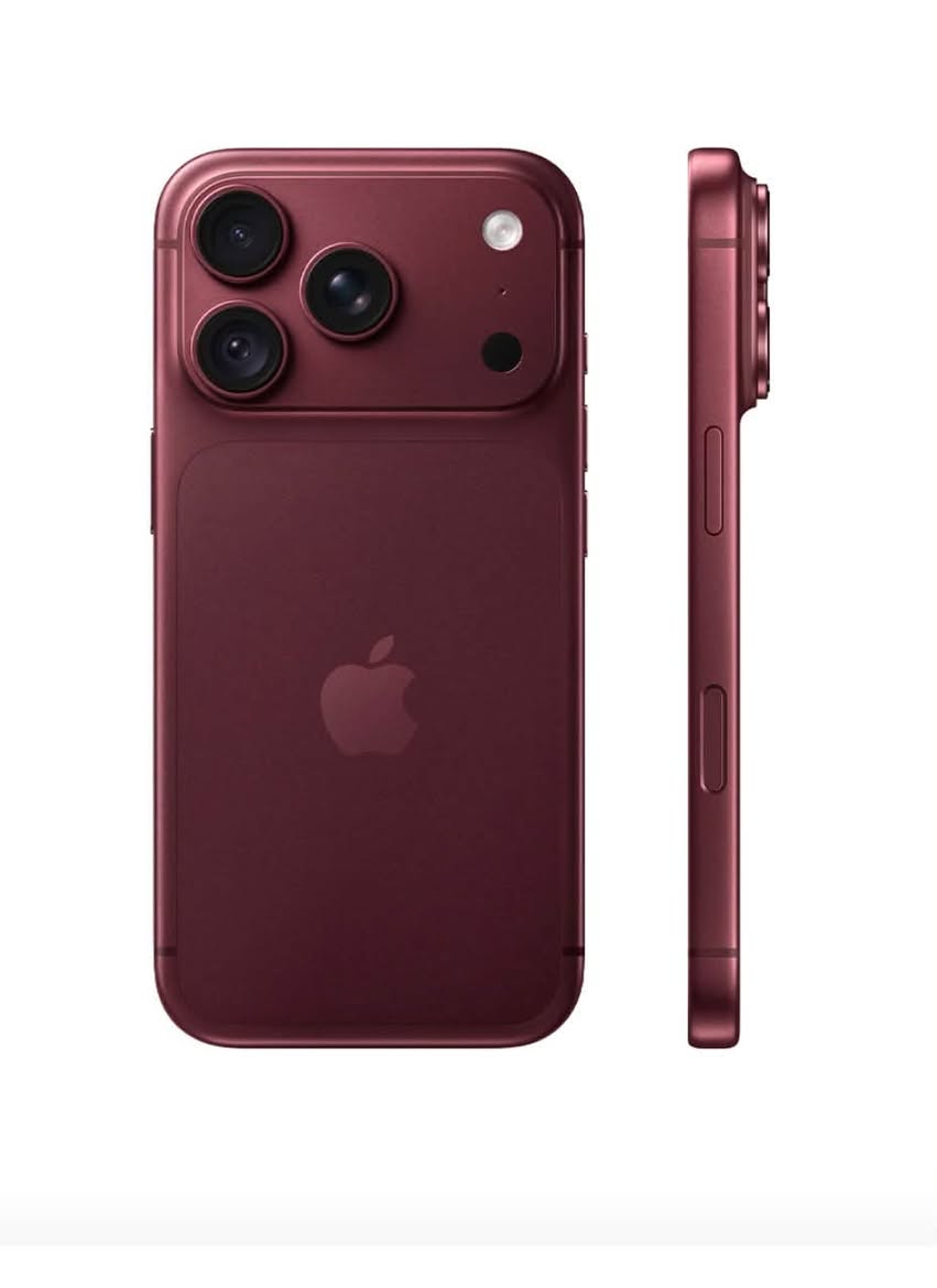 iPhone 18 Pro Max 256GB Burgundy, 1-year warranty
