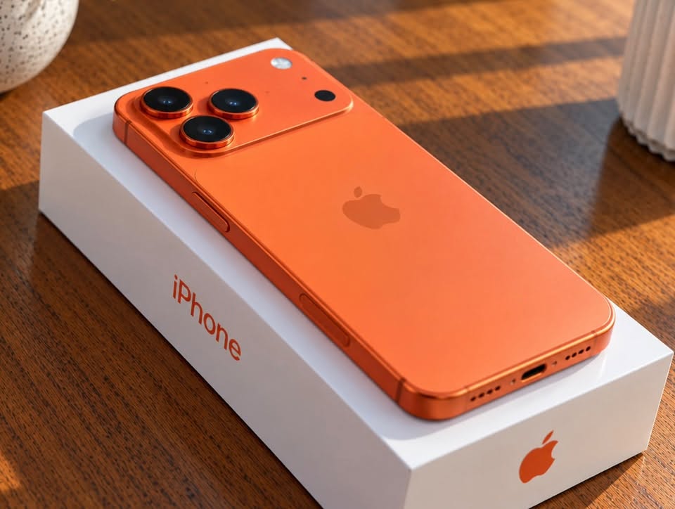 iPhone 17 Pro Max Orange, physical SIM