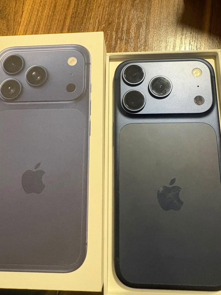 iPhone 17 Pro, battery 100%, no scratches