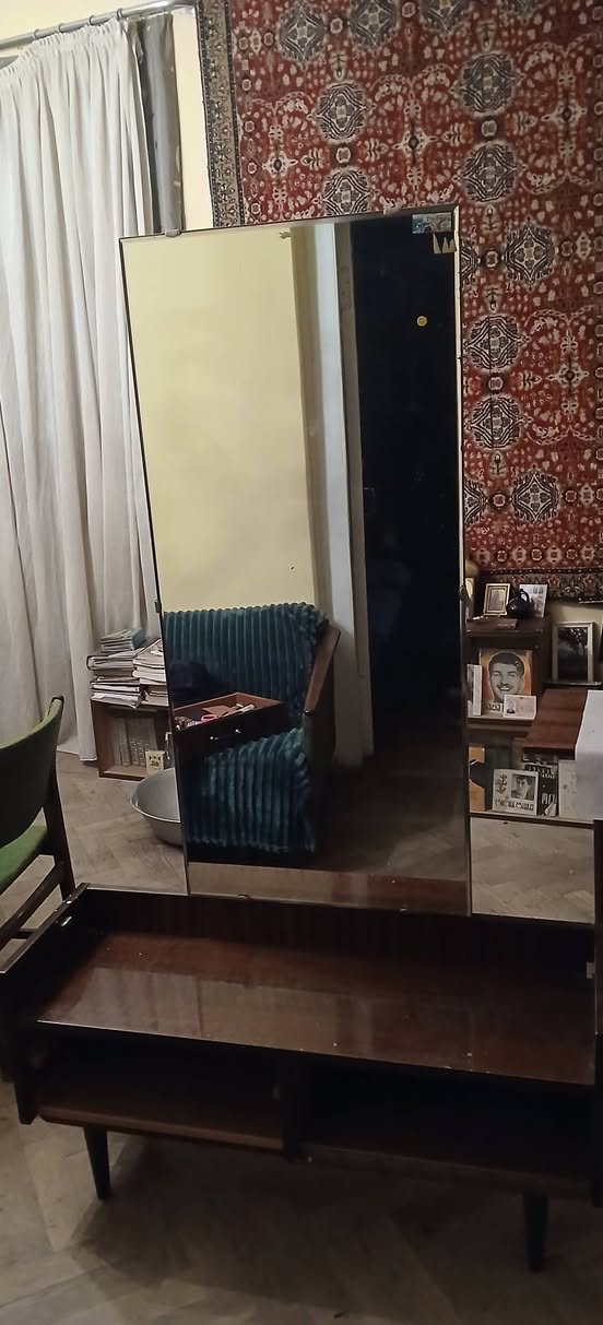 old mirror, width 1 m