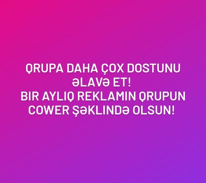 Diqqət! Qrupa daha çox dostunu əlavə