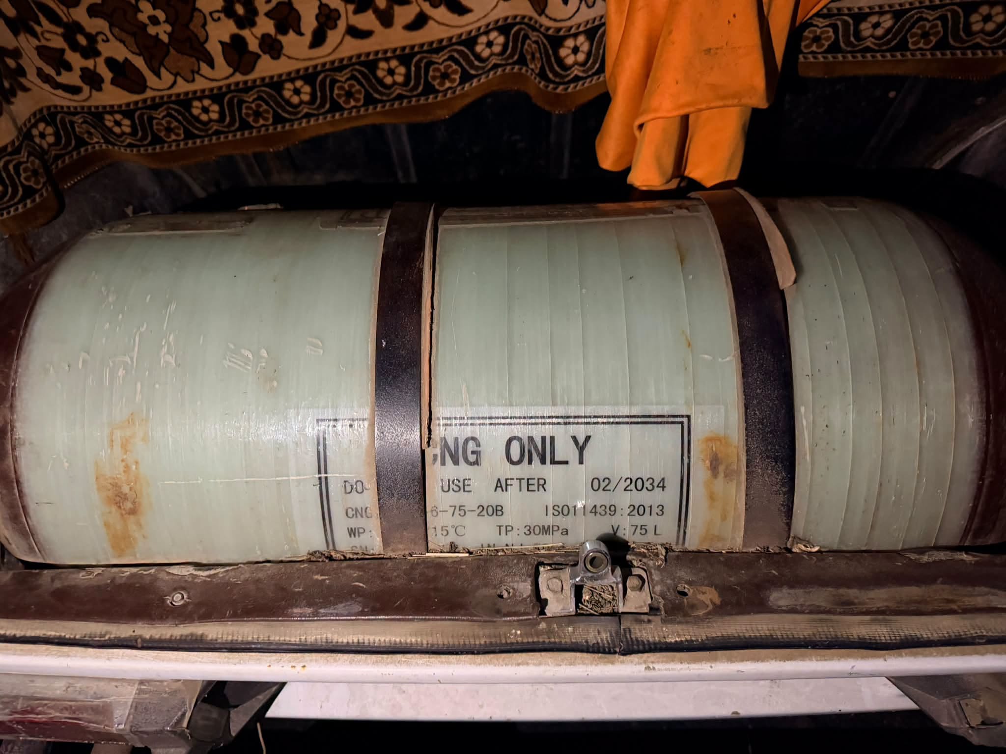 CNG gas cylinder 75 L